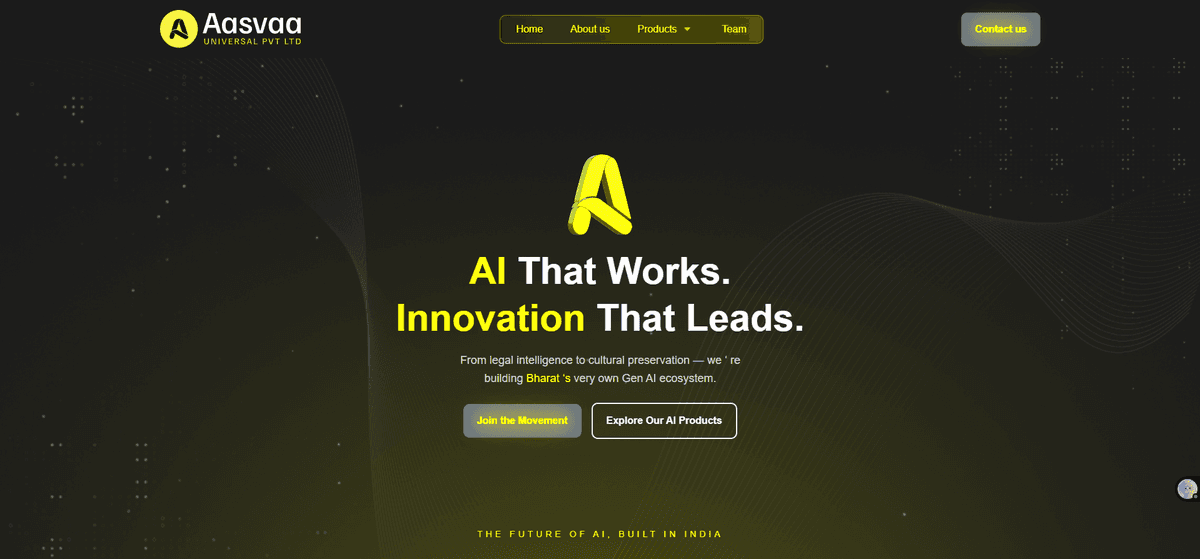 Aasvaa Labs - AI Tech Company
